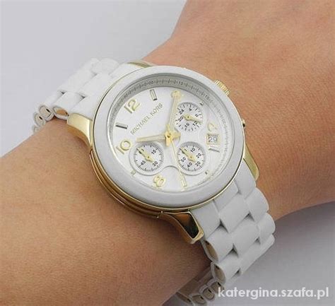 michael kors zegarek biały|Michael Kors zegarek damski.